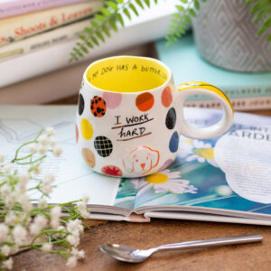 Small Talk " I Work Hard" Cup