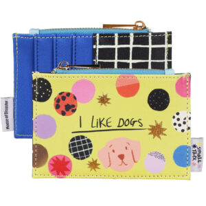 Small Talk " I Like Dogs" Zip Purse