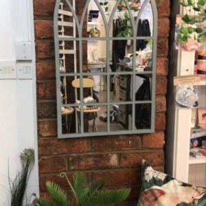 Garden Grey Trellis Mirror (collection only)