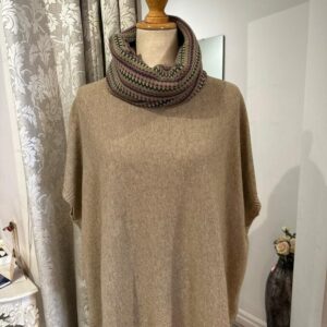 Cashmere Blend Tunic/Latte