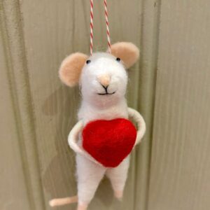 Mouse Holding a Heart