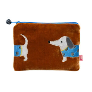 Sausage Dog Mini Purse/ Orange