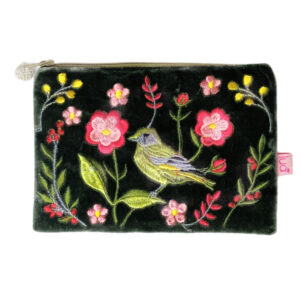 Greenfinch & Flower Small Purse