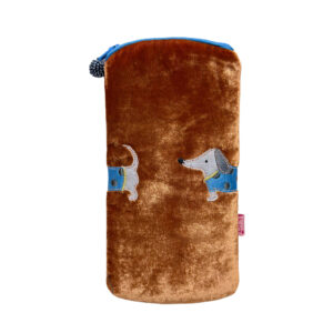 Sausage Dog Glasses Case/ Orange