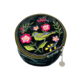 Greenfinch & Flower Jewellery Purse (Copy)