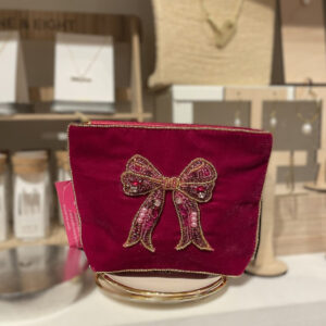 My Doris Pink Bow Pouch/Small