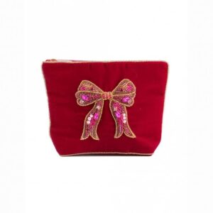 My Doris Pink Bow Pouch/Small