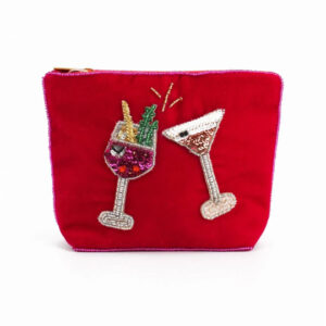 My Doris Pink Fizz & Expresso Pouch/ Small