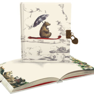 Flying Bear Lockable Notebook