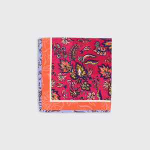 Shelly Square Scarf/ Cerise