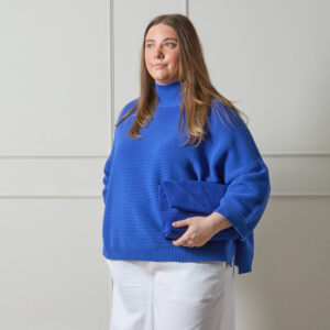 Chalk Vicki Jumper/ Cobalt Blue