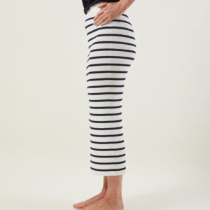 Chalk Meril Skirt / Navy/ White Stripe