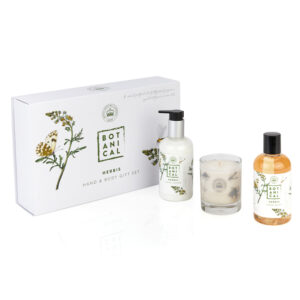 Royal Botanical Gardens, KEW Herbis Gift Box (Hand Wash, Hand Lotion & Candle