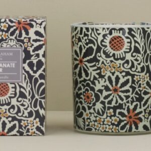 Gisela Graham Batik Floral Scented Candle