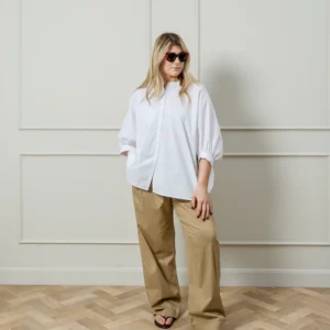 Chalk Poppy Shirt  /White