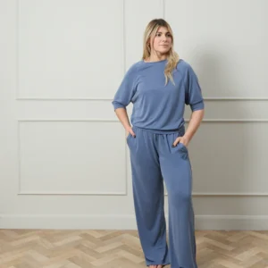 Chalk Leona Pants/Airforce Blue
