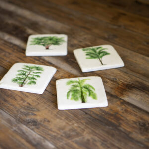 Botanical Coasters set of 4