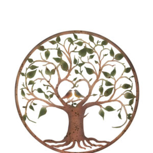 Love Birds Wall Plaque Green