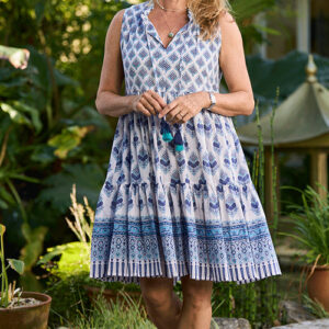 Milana dress-blue