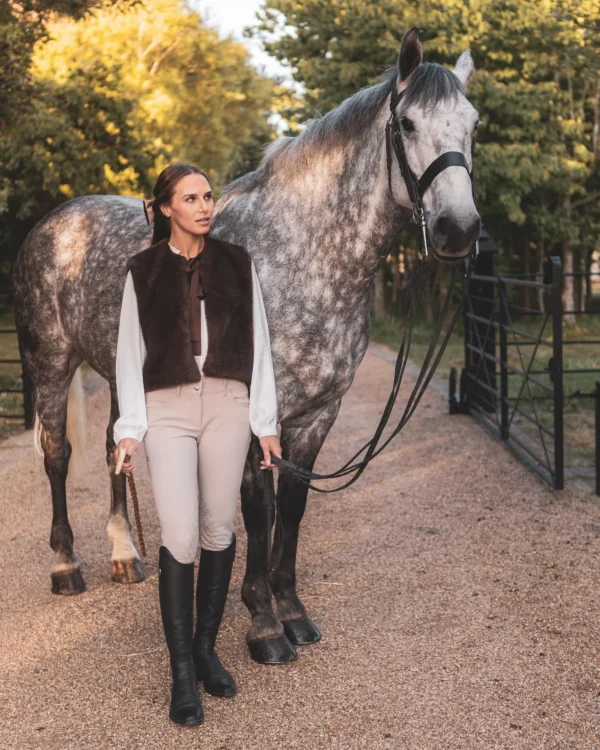 Chalk Felicity jacket cappuccino