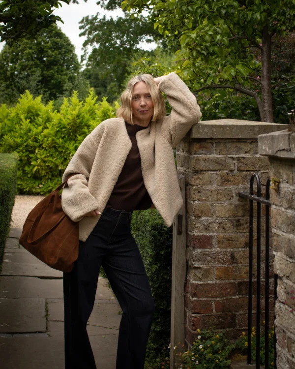 Chalk Kate coat in oat